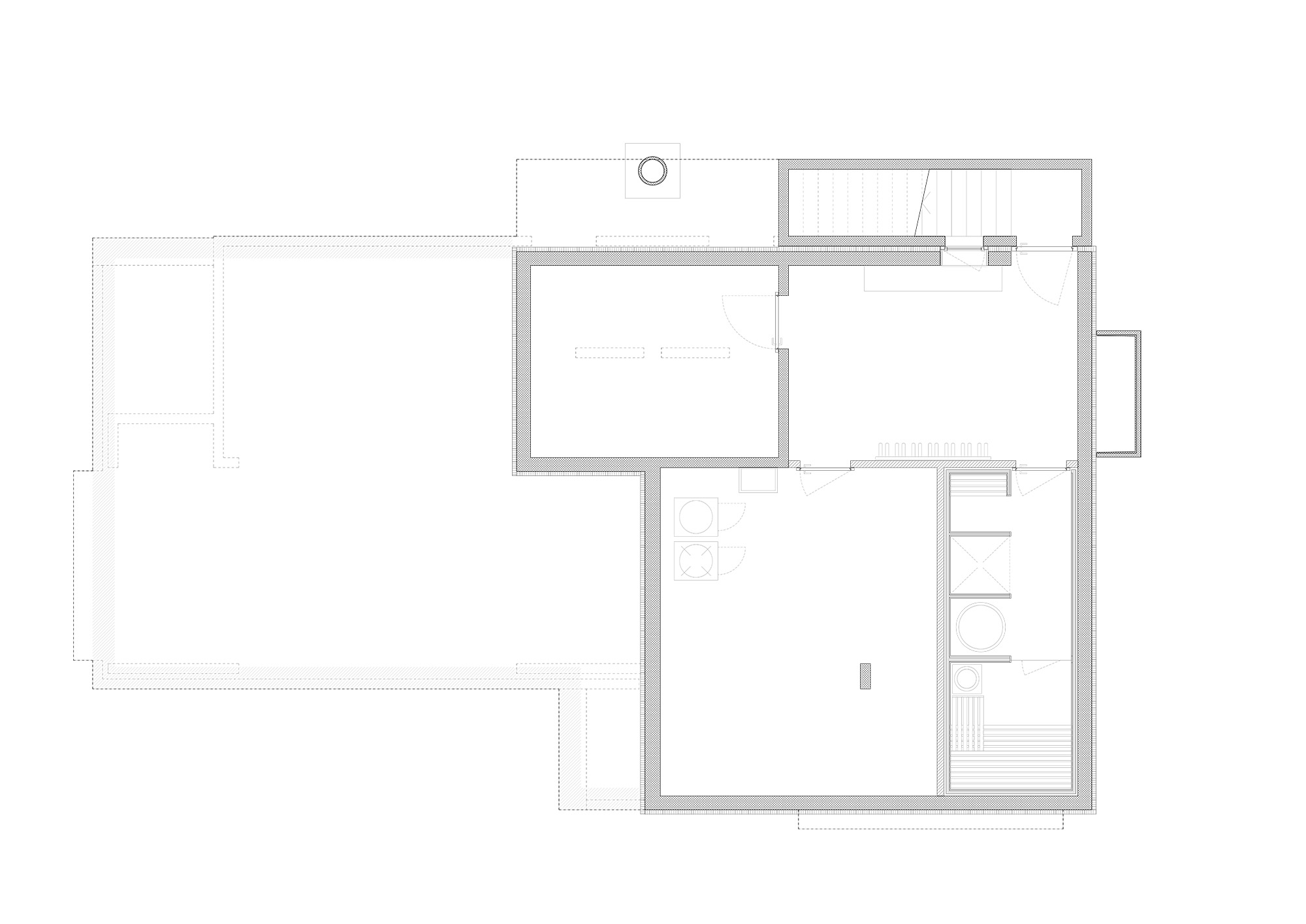 studiobirk, Moosweg, Zermatt, Untergeschoss