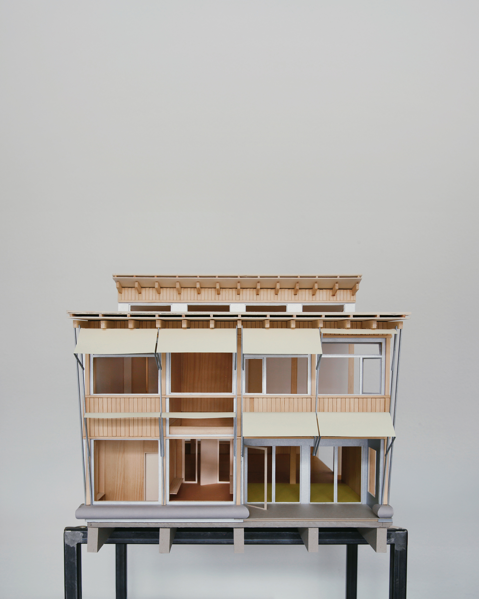 studiobirk, Schulanlage, Benken, Neubau, Turnhalle, Schulraumerweiterung, Kindergarten, Modell