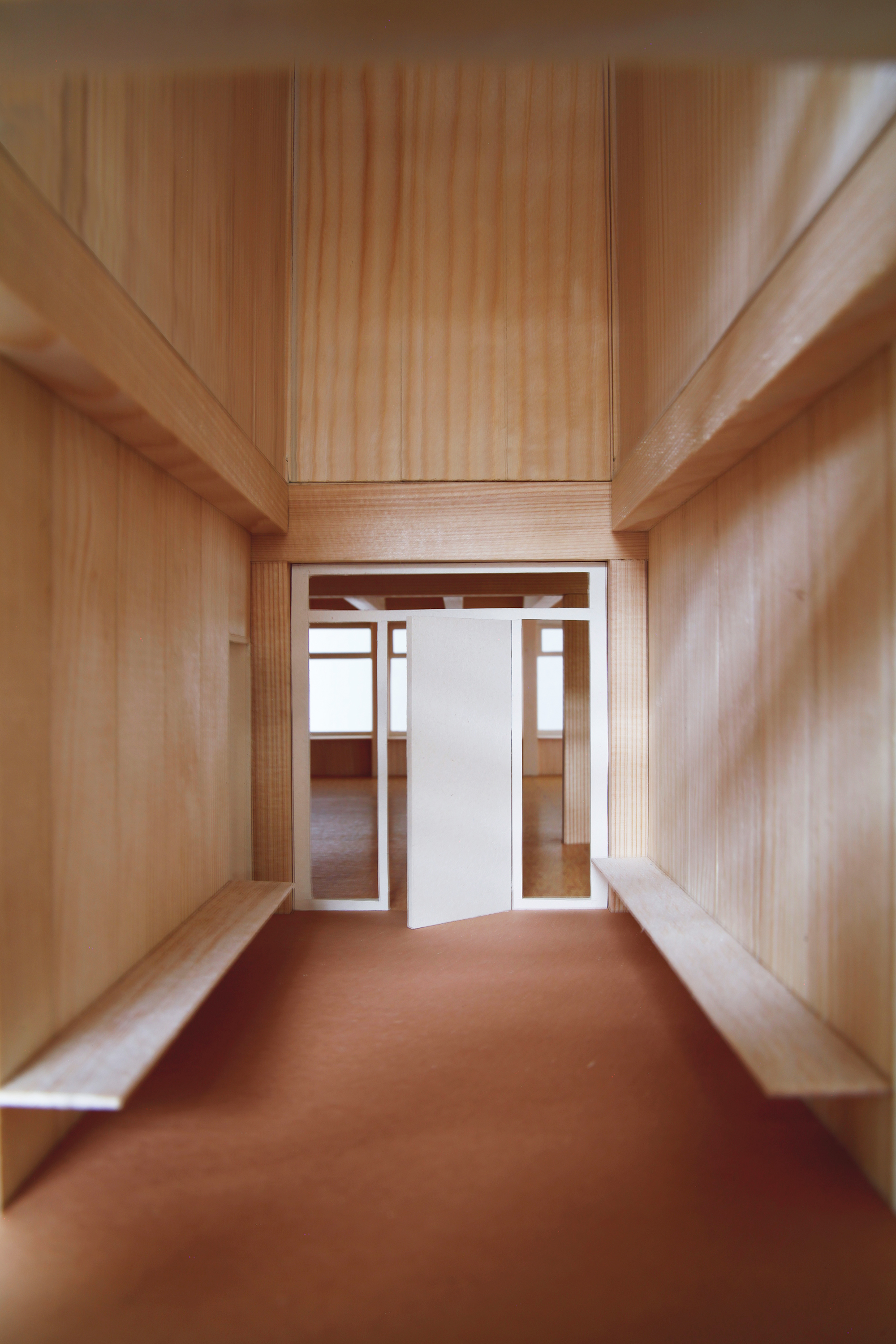 studiobirk, Schulanlage, Benken, Neubau, Turnhalle, Schulraumerweiterung, Kindergarten, Puppenstube, Bauecke, Garderoobe, Innenraum