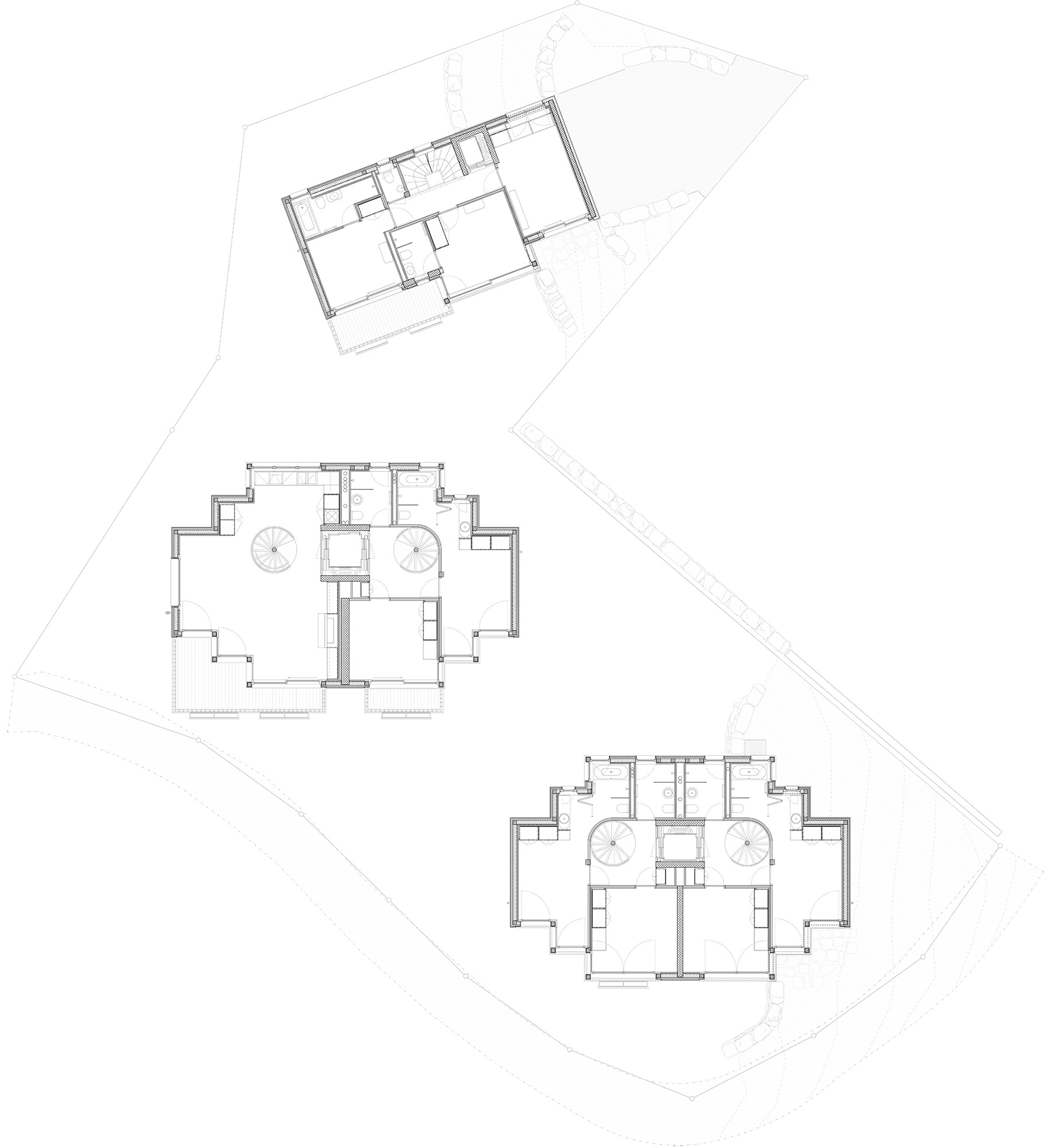 studiobirk, Schluhmatte, Winkelmatten, Zermatt, Neubau, Wohnungsbau, Ferienhaeuser, 2.Obergeschoss, Zimmer