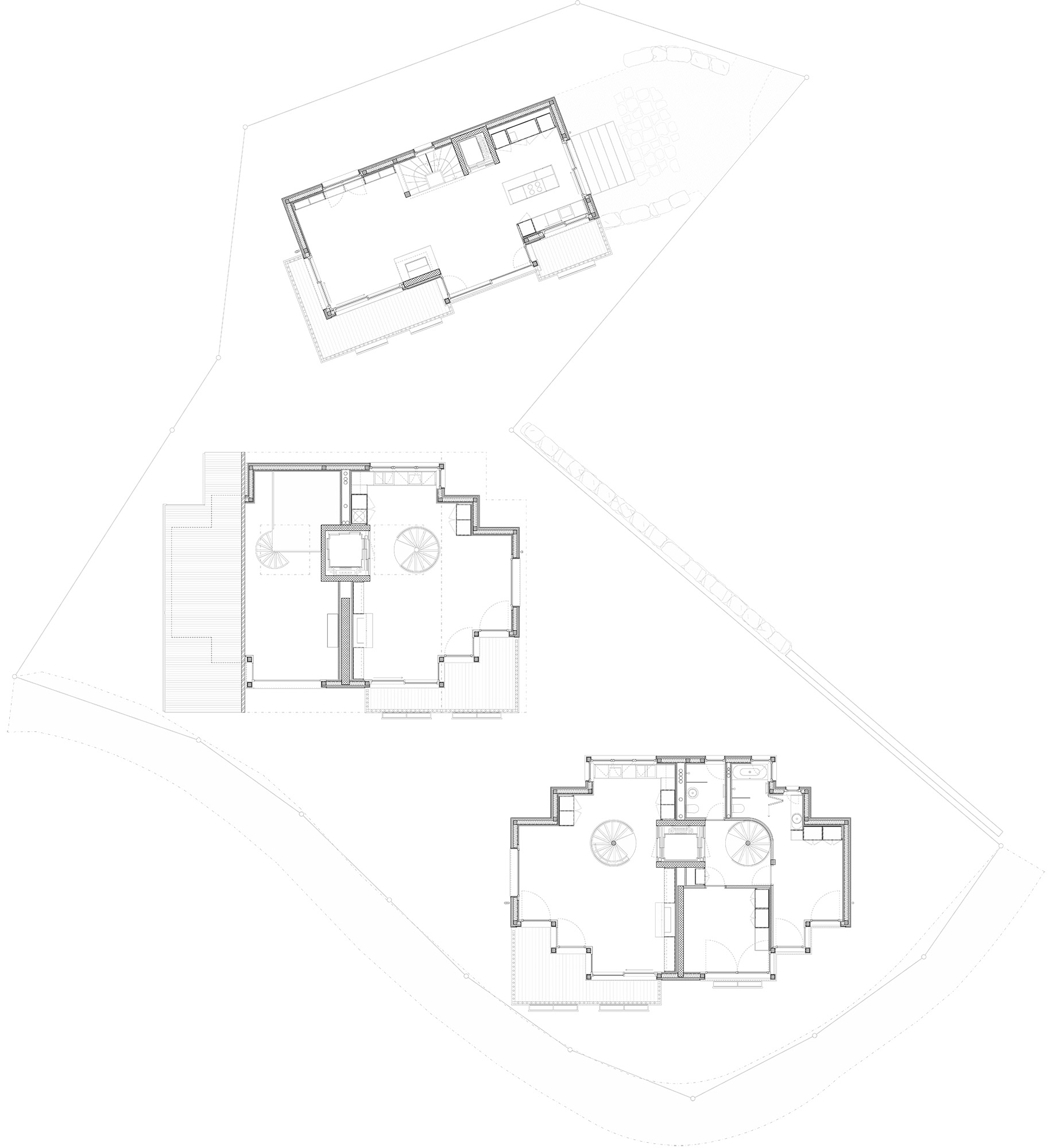 studiobirk, Schluhmatte, Winkelmatten, Zermatt, Neubau, Wohnungsbau, Ferienhaeuser, 3.Obergeschoss, Zimmer, Wohnbereich